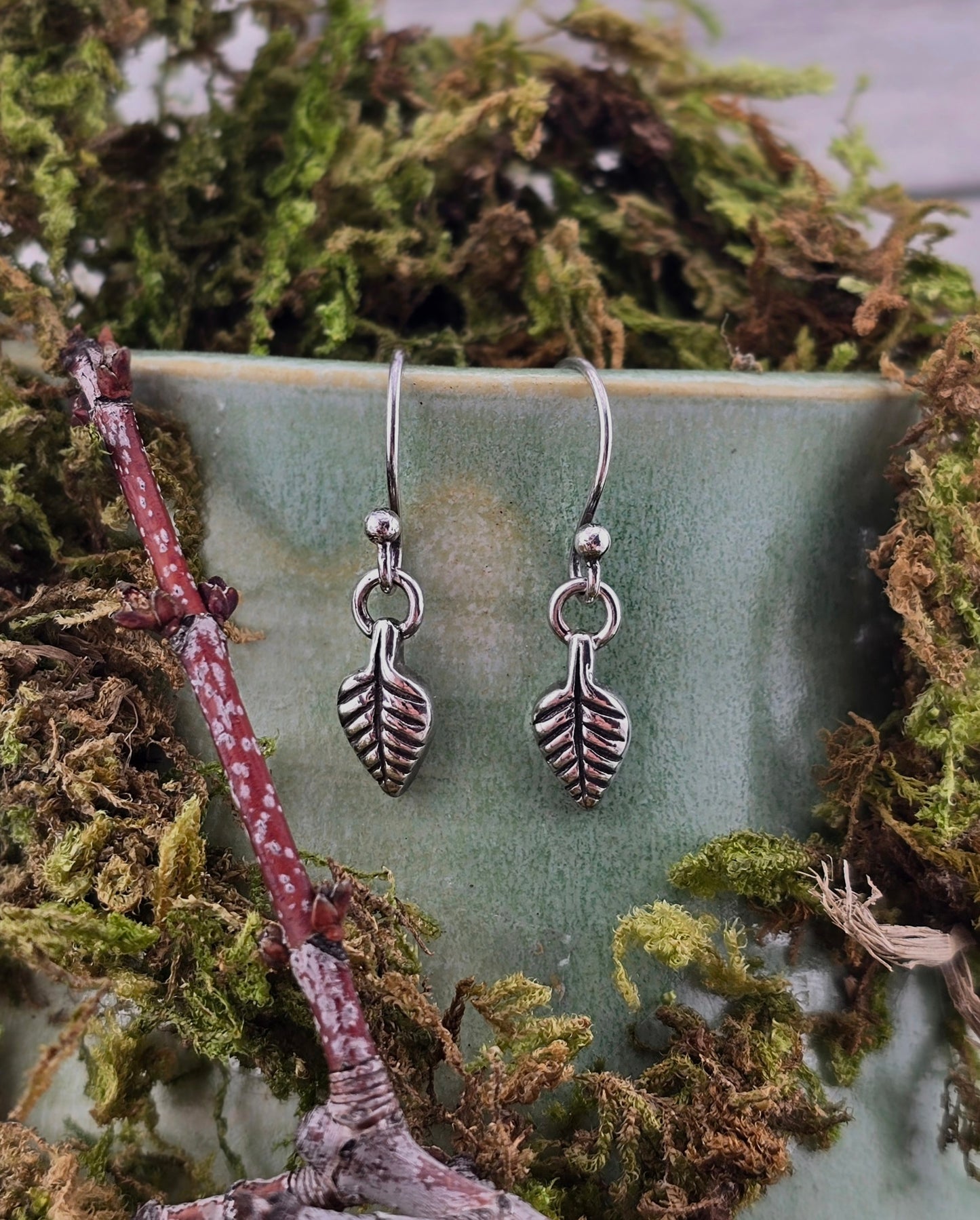 Timeless Leaf Drop Earrings