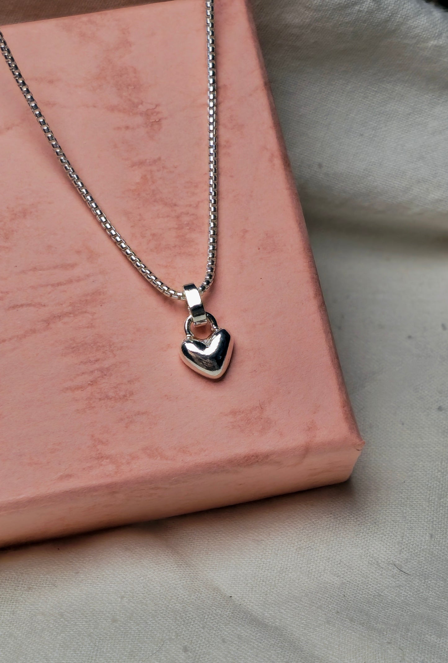 Puffy Heart Necklace