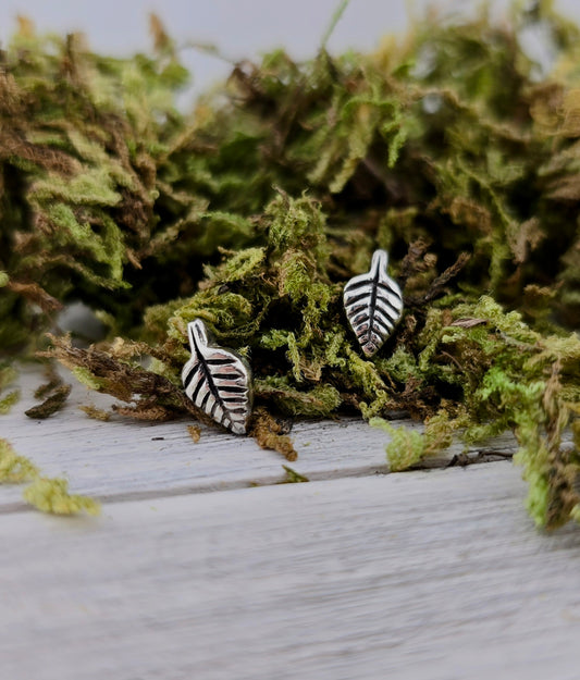 Timeless Leaf Studs