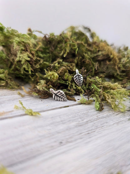 Timeless Leaf Studs